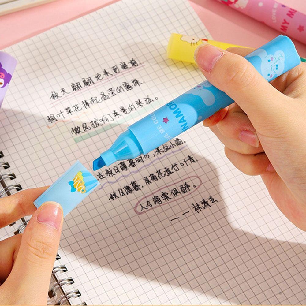 Fishstick Stabilo Pen Set Kawaii 4pcs /Set Kuromi Diy Diary Album Kantor Perlengkapan Sekolah Melodyku Keypoints Marker Pen