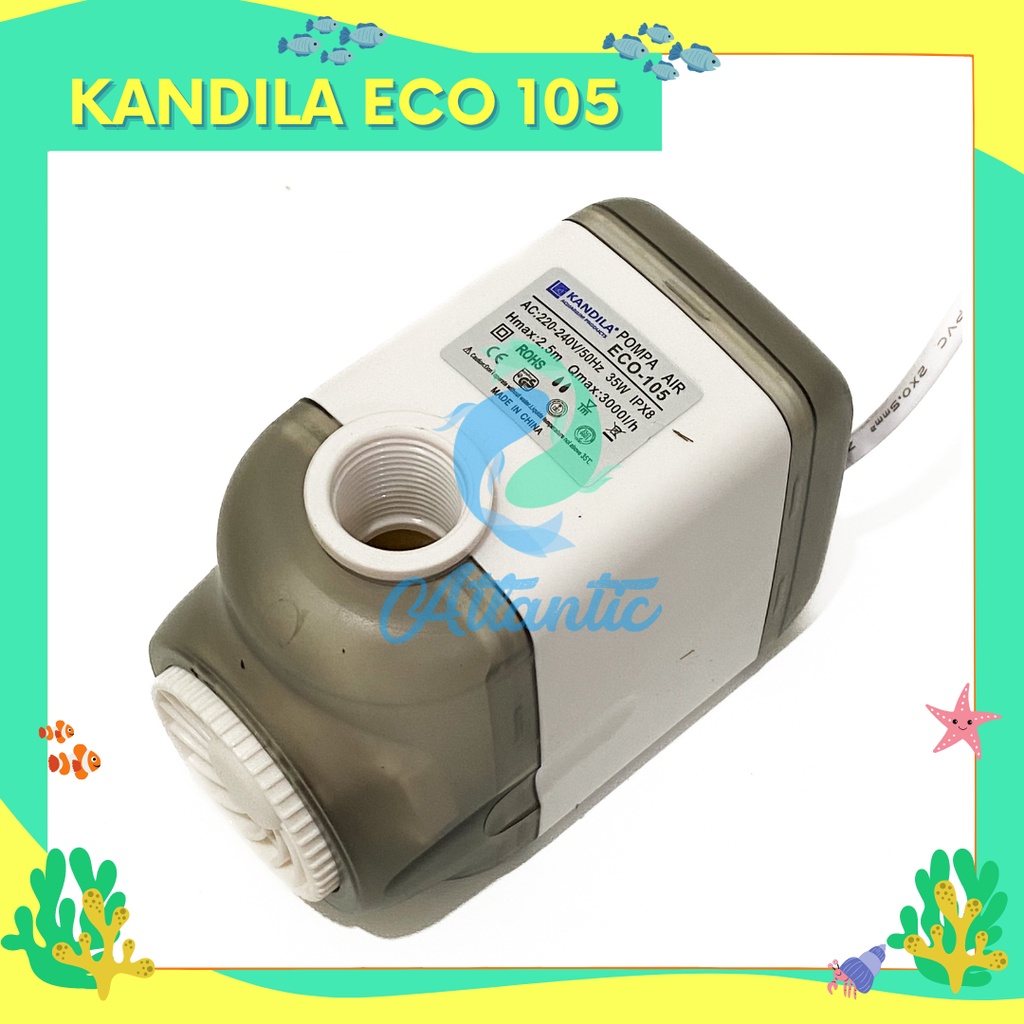 Kandila ECO 105 Pompa Mesin Air Aquarium Kolam Hidroponik Mesin Air Ekonomis