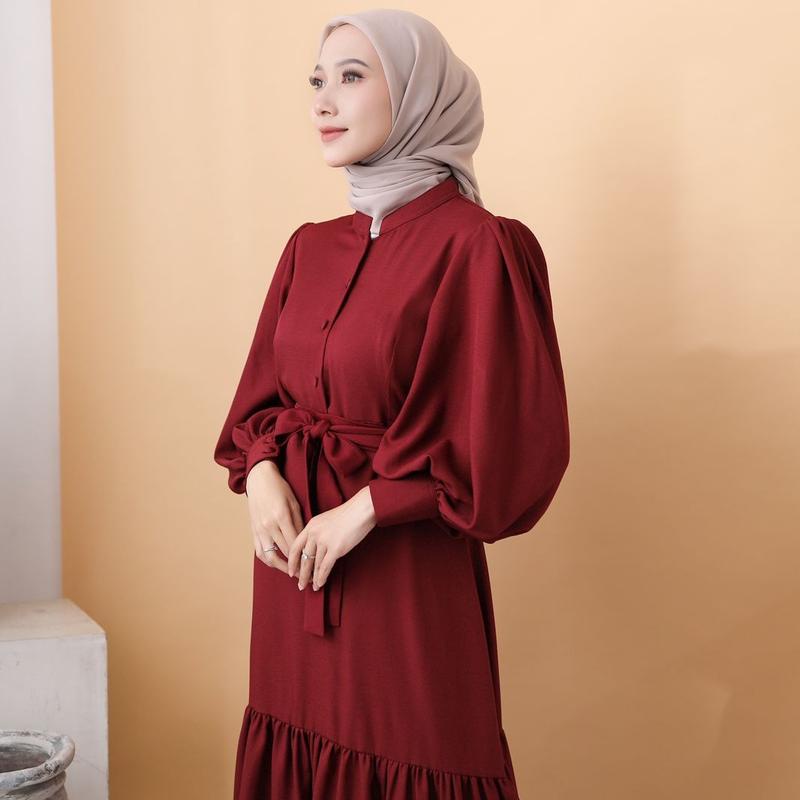 ZASKIYA - GAMIS CLEMIRA WANITA KATUN RAYON DIAMOND PREMIUM / GAMIS MUSLIM WANITA LEBARAN 2023