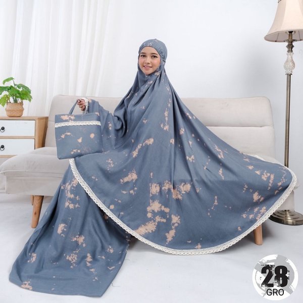 Mukena wanita muslim dewasa Mukenah muslim cewek Perlengkapan ibadah sehari-hari &amp; terawih lebaran terkini -29 aneka motif polos batik bali katun