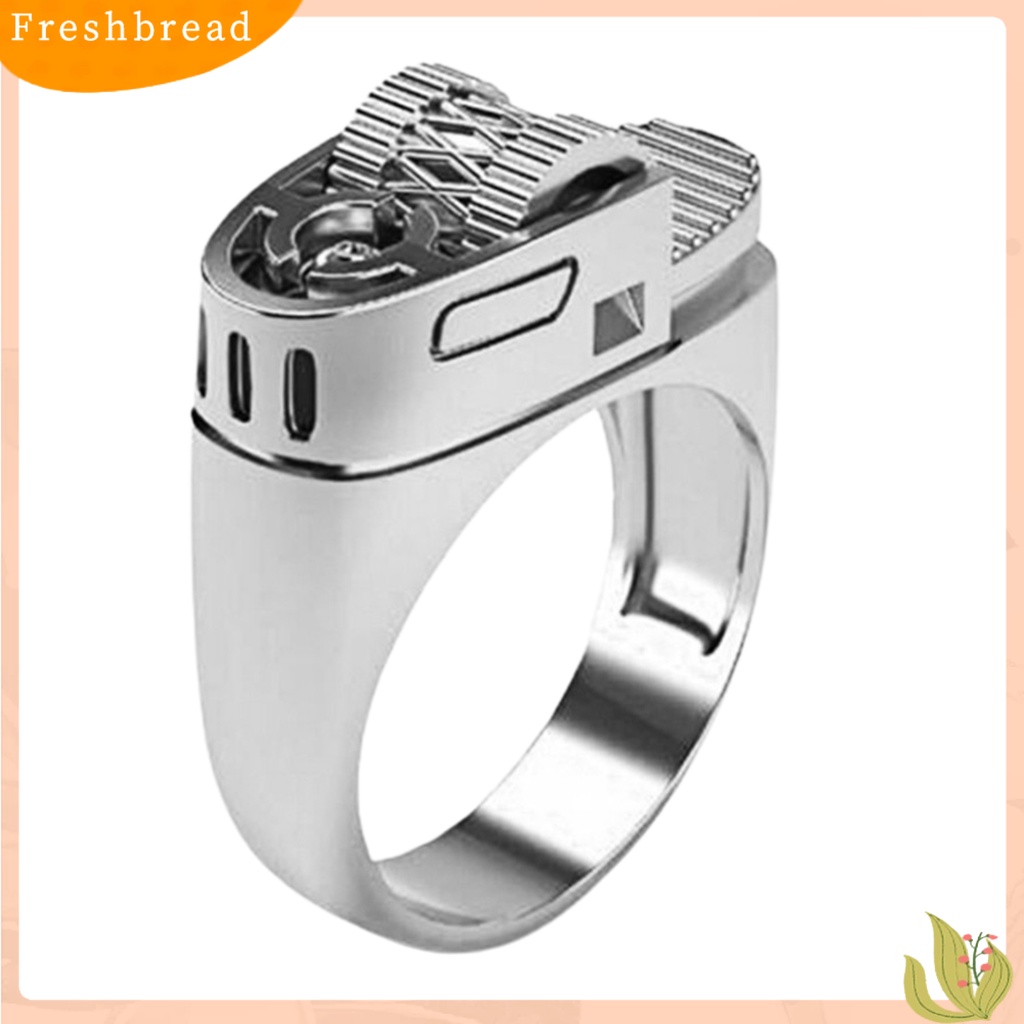 &lt; Freshbread &gt; Pria Fashion Cincin Paduan Pribadi Circlet Kilau Perhiasan Hadiah