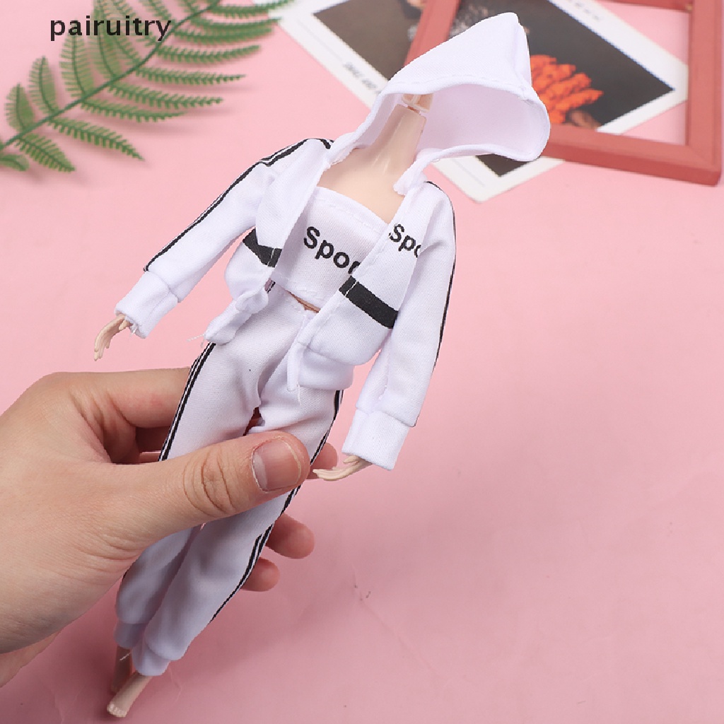 Prt 3Pcs/set Pakaian Olahraga Fashion Untuk1Per6 30cm Boneka Aksesoris Outfit Mainan Rumah Boneka PRT