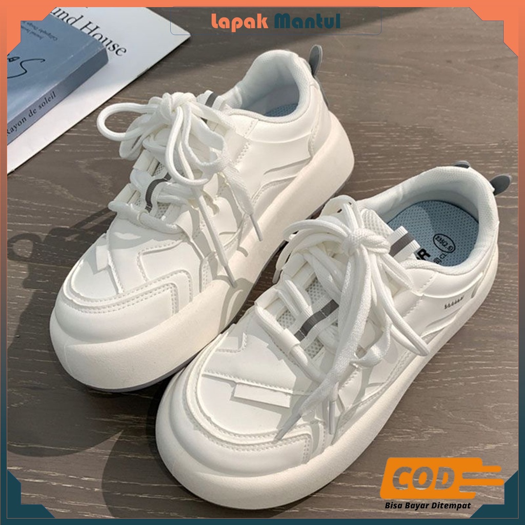 LM-0286 FREE BOX Sepatu Sports Sneakers Wanita Premium Fashion Casual Shoes Import