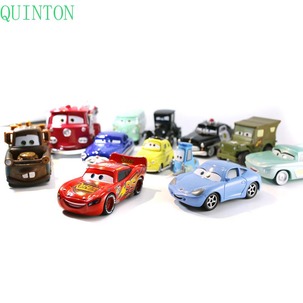 Mainan Mobil Pixar Cars Jackson Mcqueen Bahan Metal Alloy Skala 1: 55 Untuk Hadiah Natal Anak
