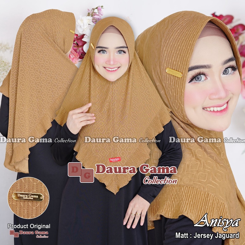 Jilbab Instan Anisya Rempel Plisket By Daura Gama