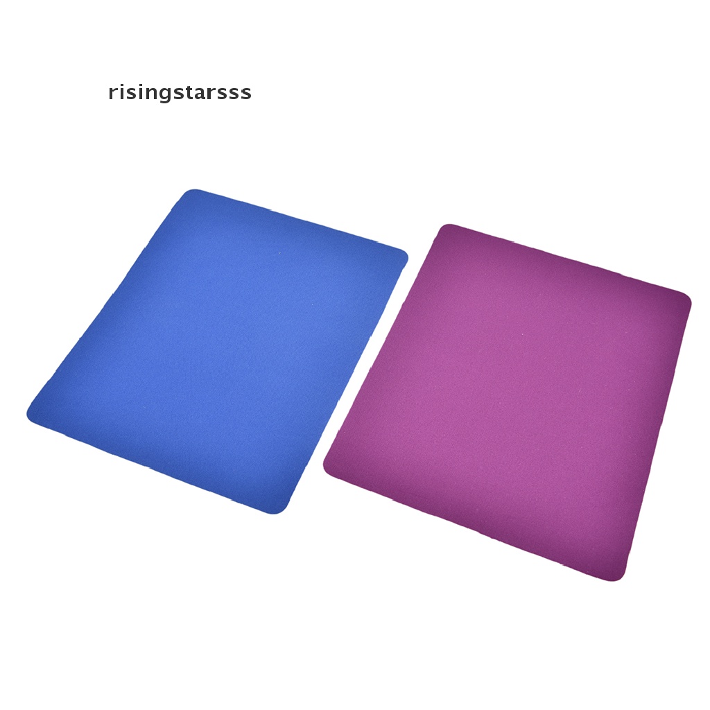 Rsid Span-new Hot 21.5 x 17.5cm Gaming PC Laptop Mouse Pad Anti-Slip Warna Solid Persegi Panjang Mat Jelly