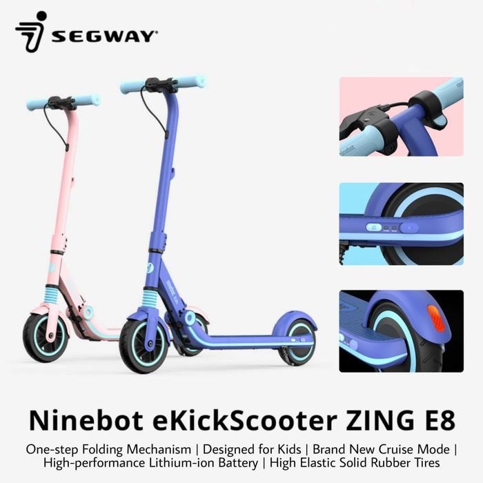 Segway Ninebot E8 Electric KickScooter - Skuter Anak