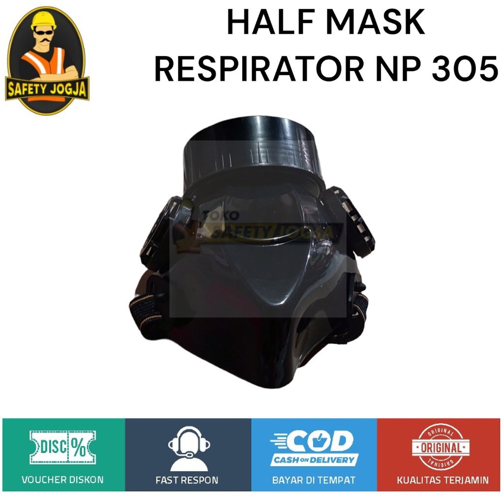 MASKER RESPIRATOR NP 305 HALF MASK