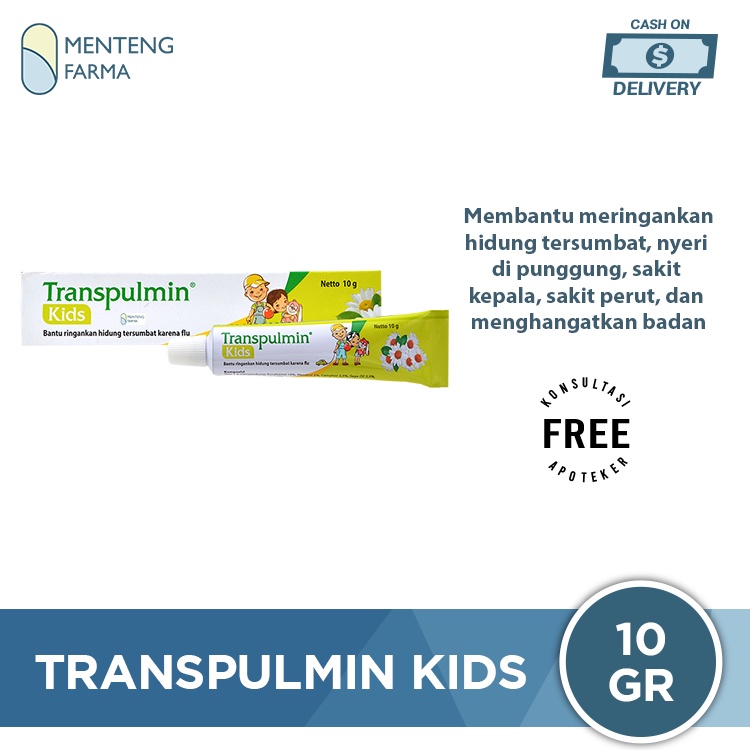 Transpulmin Kids Balsam 10 G - Pereda Hidung Tersumbat