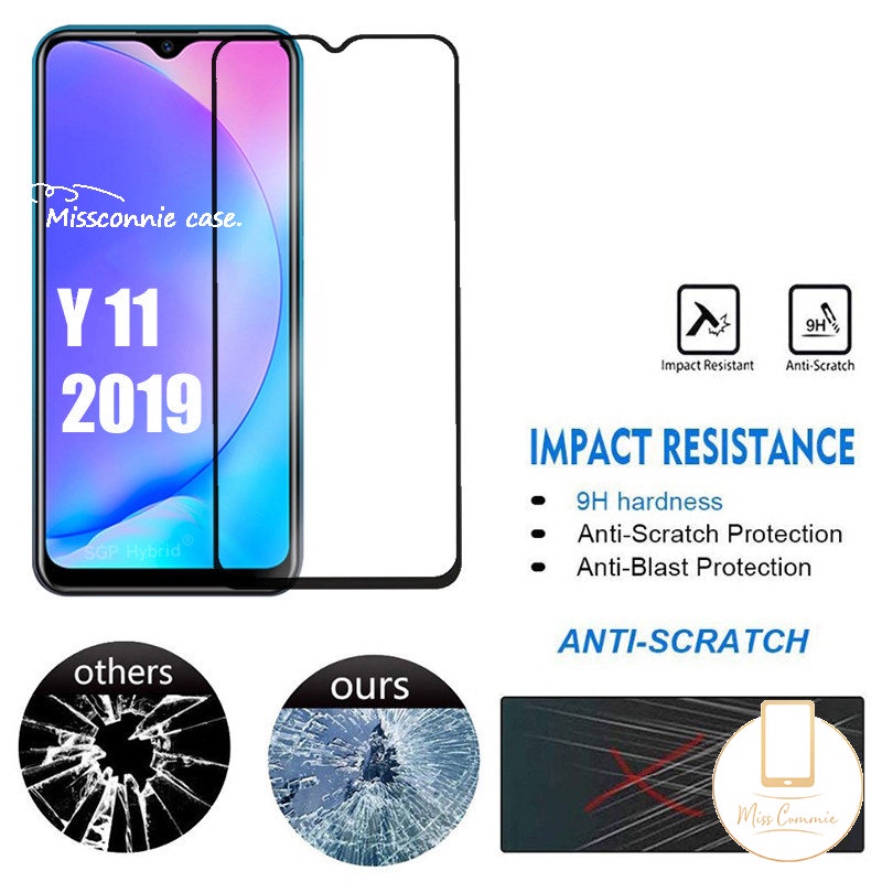 2in1 Tempered Glass Vivo Y35 Y02 Y11 Y20 Y16 Y02s Y17 V23 Y15S Y22 Y15A Y1S Y91C Y30 Y91 Y21 Y33S Y21S Y21T Y20i Y12s Y76 Y72 S1 Y19 Pelindung Layar Lensa Kamera Tempered Glass