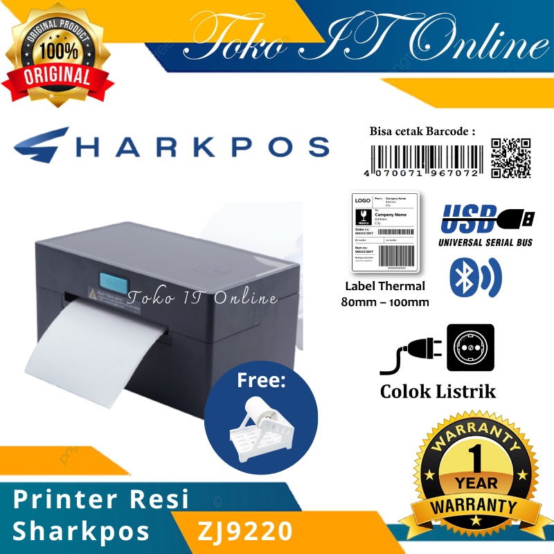 SHARKPOS DT80 LP9220 BARCODE PRINTER