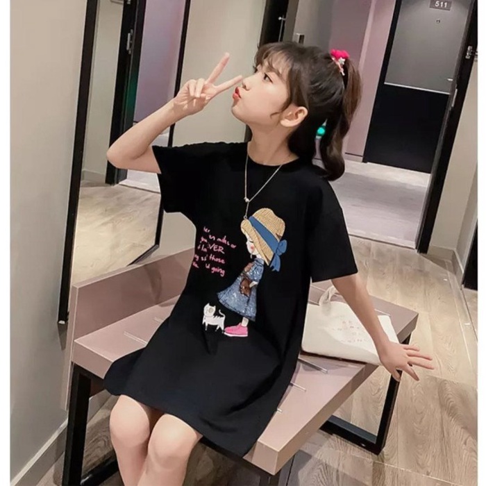 KD ST CACA KS baju anak perempuan dress baju anak umur 8 9 10 11 12 tahun pesta anak cewek lucu Dres