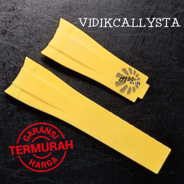 Strap Tali Jam Universal 20mm Curved Yellow KUNING