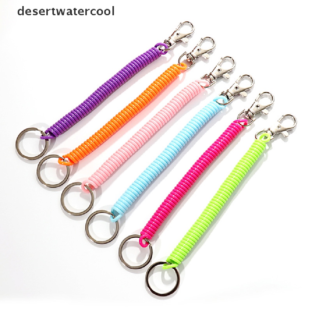 Deid Kait Lobster Clasp Spring Melar Coil Keyring Gantungan Kunci Swivel Lobster Clasp Martijn