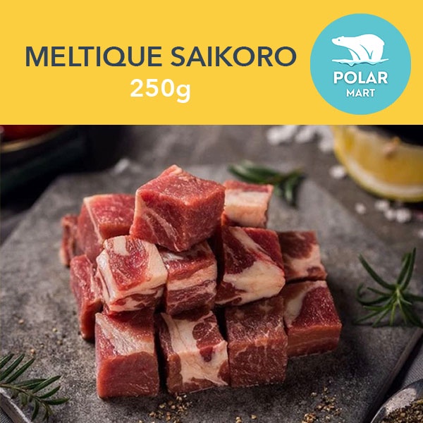 

[Cab. Cimahi] Daging Beef Saikoro Cube Cut 250 Gram (FROZEN FOOD BANDUNG)