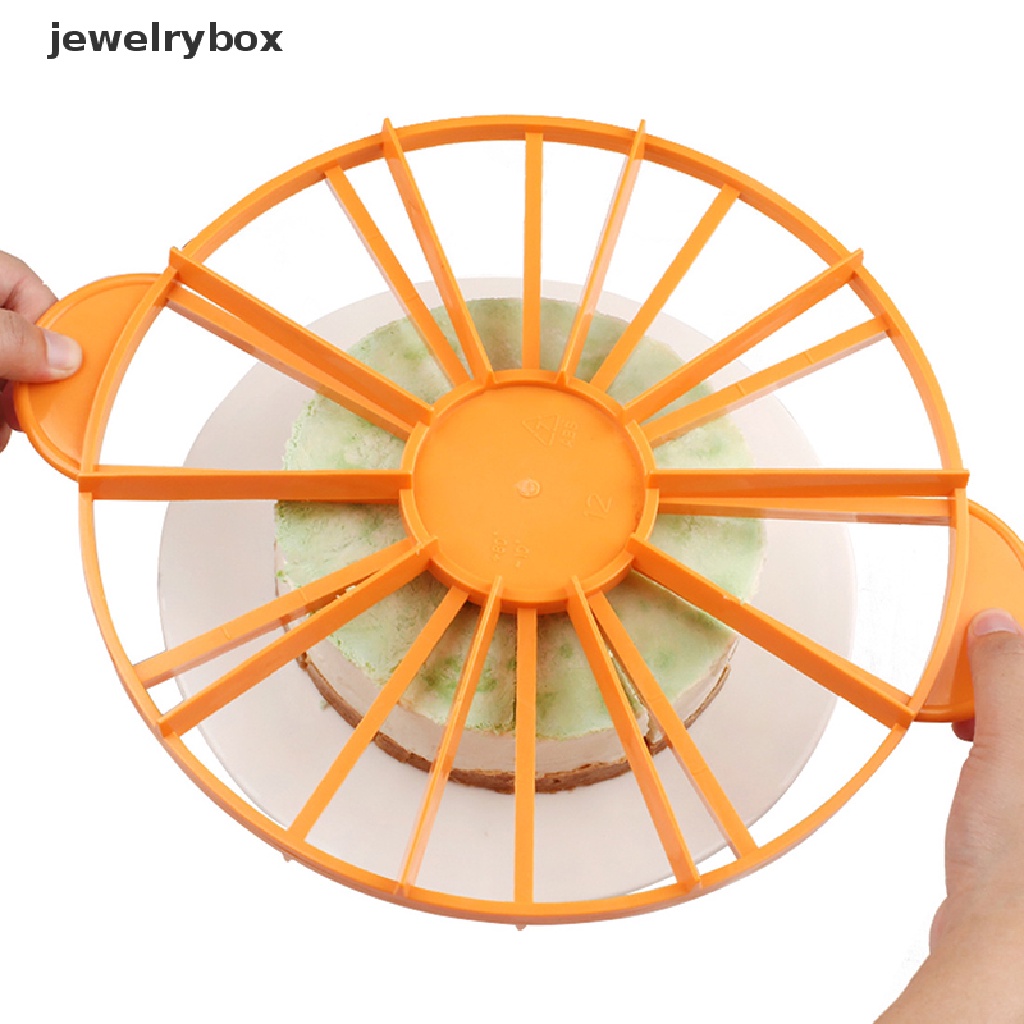 [jewelrybox] 10per12potongan Kue Porsi Yang Sama Pemotong Roti Bulat Cake Mousse Divider Slice Butik