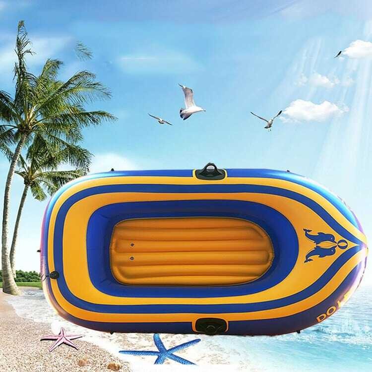 Ezwoo Perahu Karet Inflatable Boat 2 Orang - XC713 - Blue - 7RSEJKBL