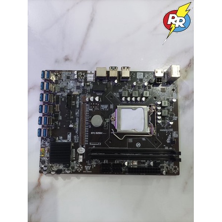 Motherboard Mainboard Mobo mining BTC B250C Socket 1151 DDR4 support Prosesor gen 6 gen 7 Ada Hdmi M