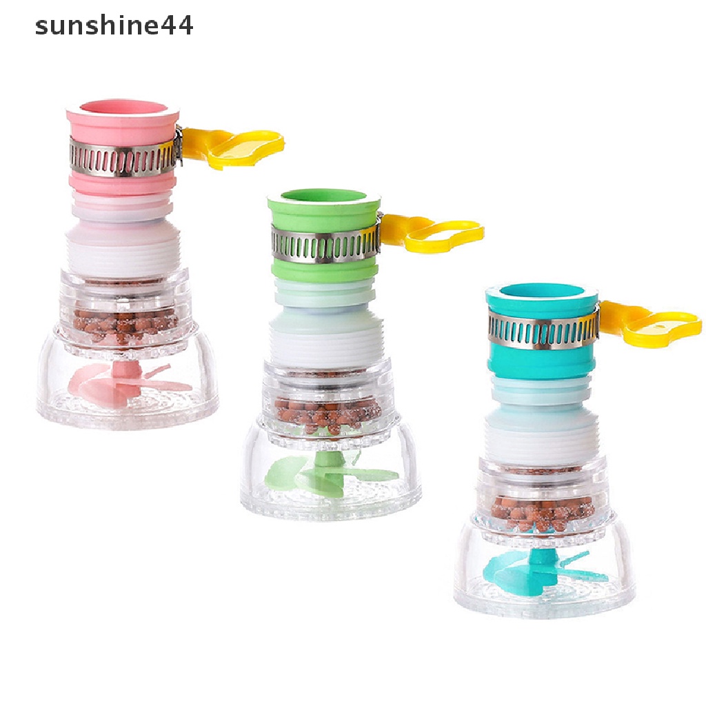 Sepatu Sunshine360° Rotag Faucet Booster Shower Alat Pemanjang Keran Wastafel Dapur Filter Air ID