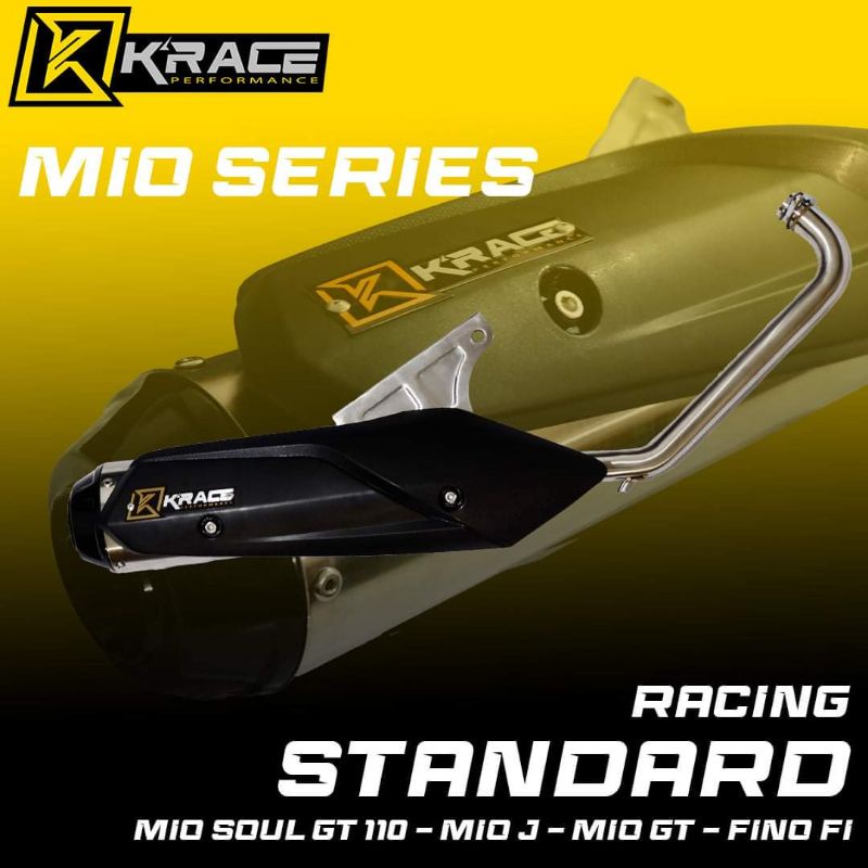 Knalpot Krace Standar racing Mio J / Mio GT / Soul GT 110