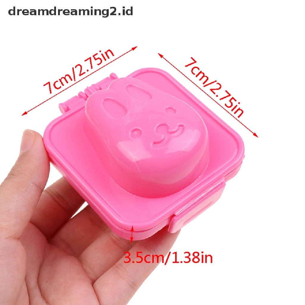 (hot) Cetakan Bola Nasi Bayi Cetakan Kartun Sushi Rice Mold Fish Car Jingle Cat Egg Mold//