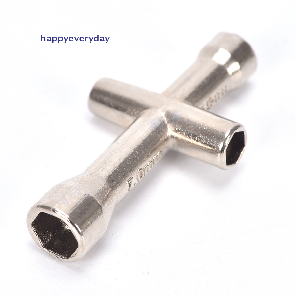 [happy] Cross Wrench Alat Pemeliharaan sleeve HEX M2/M2.5/M3/M4 Untuk Robot HSP RC [ID]