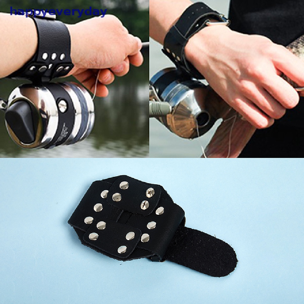 [happy] Wristband Fishing Hung Shoog Reel Holder Guard Tangkap Sarung Tangan [ID]