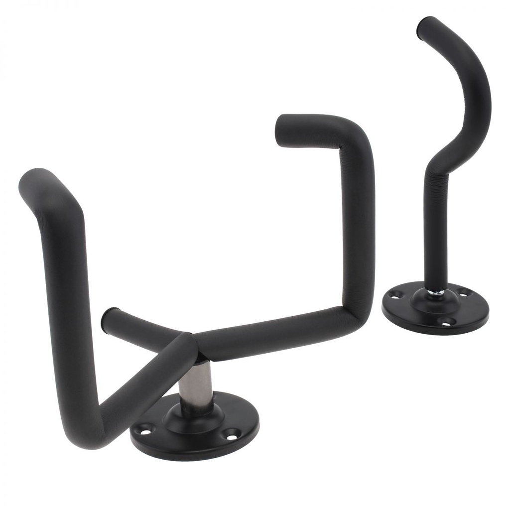 Bracket Holder Ukulele Gitar Elektrik Horizontal Tempel Dinding Dengan Set Sekrup, Gantungan Tipe Split Tahan Lama