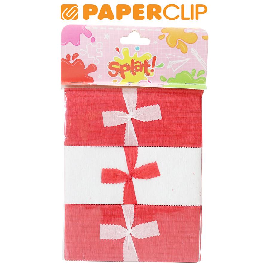 

CREPE SPLAT GERIGI MIX COLOR ISI 3 MERAH PUTIH