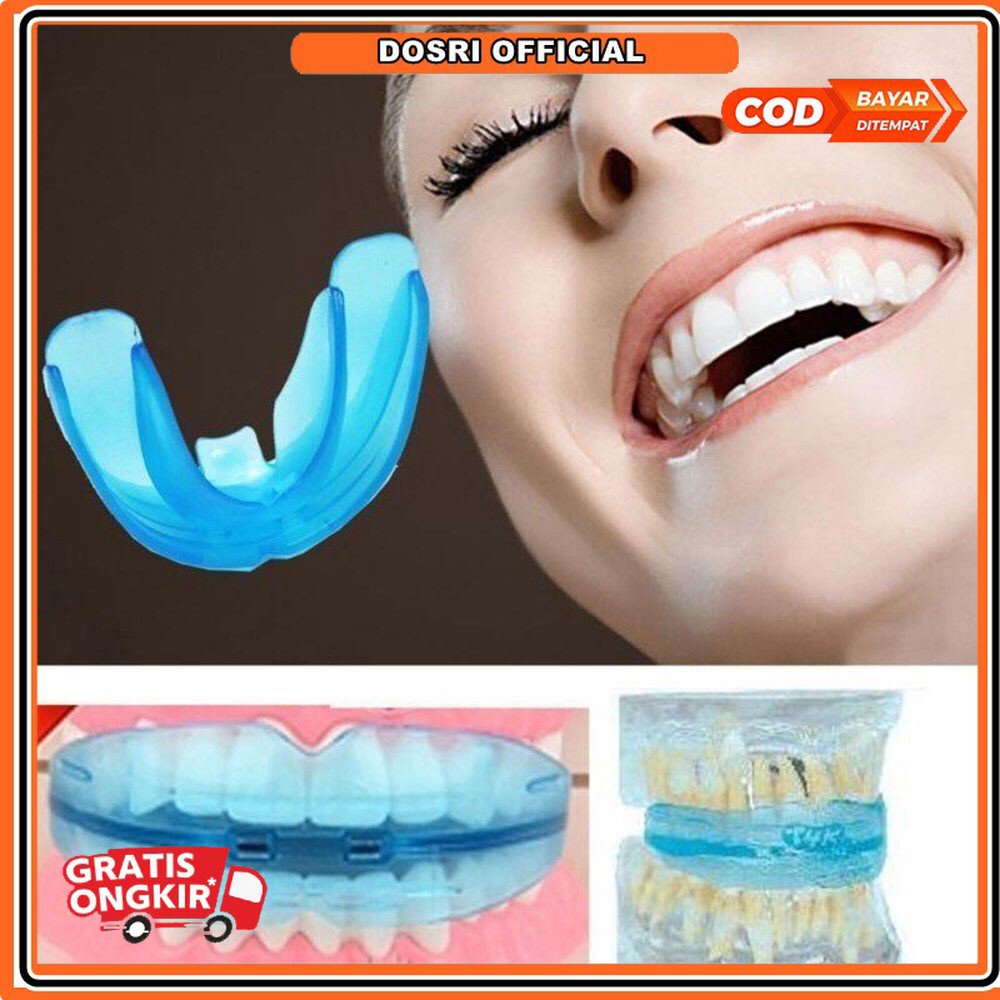 Alat Perapi Gigi Karet Biru Perata Gigi Pelurus Gigi Teeth Trainer Alignment Original