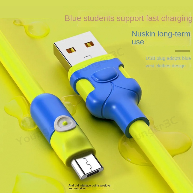 6a Kabel Quick Charging 100W Kabel USB Arus Besar Fast Charge+Jalur Transfer Data Untuk ios Tipe C Android