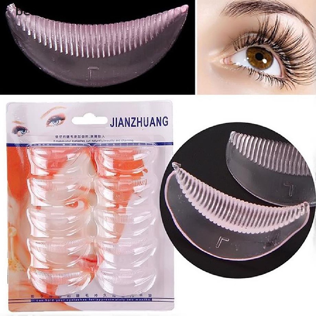 // Lebaran// 5pasang Bulu Mata Lifg Perm Pad Silicone Curling Eyelash Lift Tools DIY S M L **