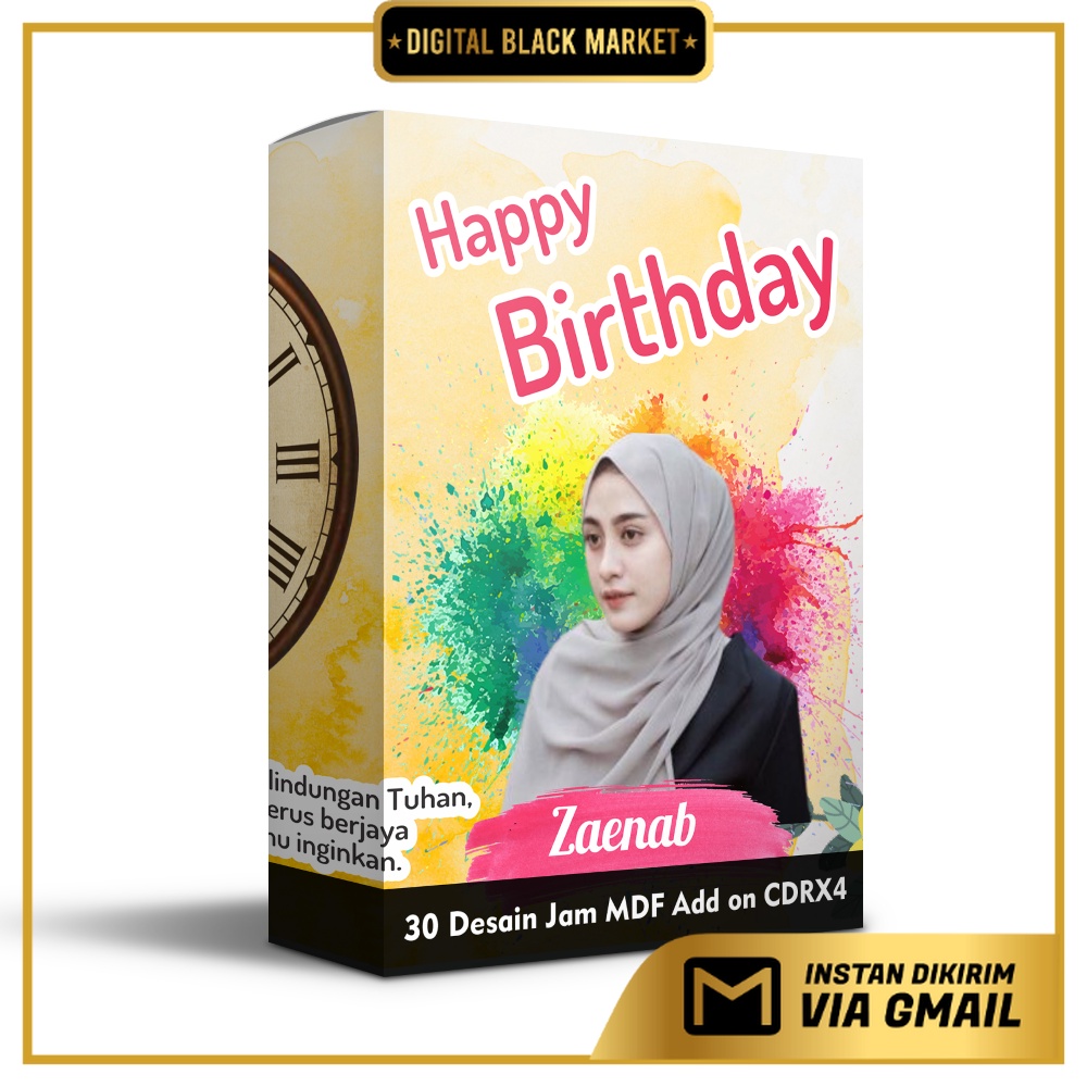 30 Desain Jam MDF Add on CorelDrawX4