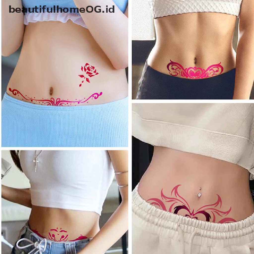 // Kecantikan// Tato Seksi Dewi Payudara Pribadi Bagian Bawah Perut Wanita Sexy Tattoo Stickers **