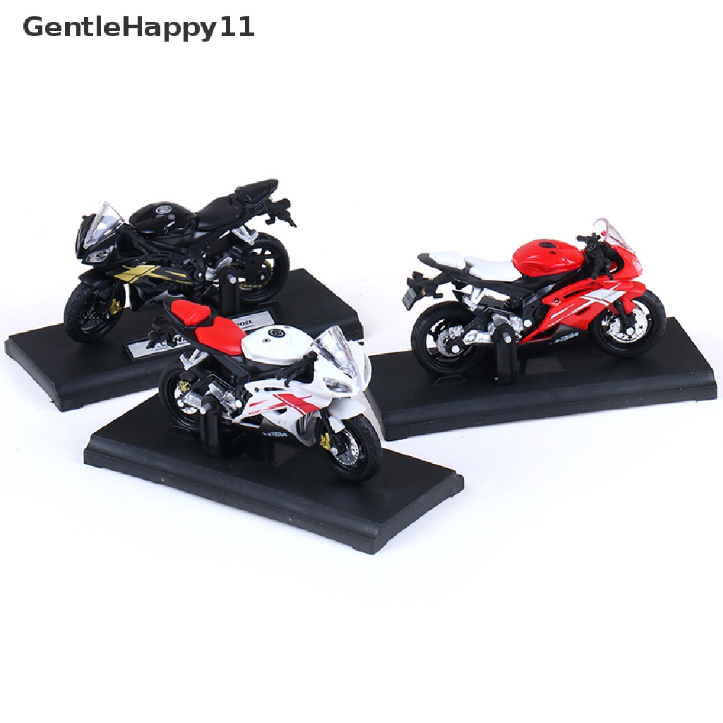 Gentlehappy1:18 Yamaha YZF-R6 YZF R6 Biru Mainan MODEL DIECAST Sepeda Motor  Id