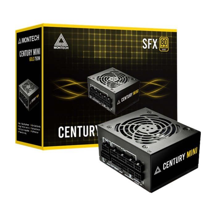 MONTECH CENTURY MINI GOLD 750W 80 Plus Gold Fully Modular SFX PSU