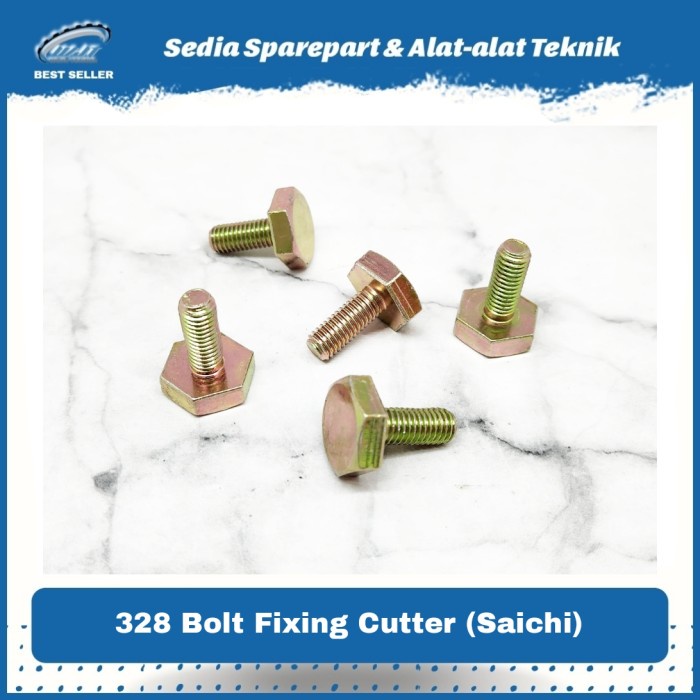 Bolt Fixing Cutter Baud Baut Pisau Drat Kiri Mesin Rumput 328 Saichi