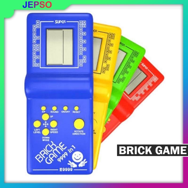 Game mainan tetris brick game boy bot 9999 IN 1 Mainan Anak Murah Meriah Tetris Gemboy Game JEPSO MA