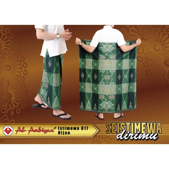 Sarung Tenun Polekat Unggul Jaya Al-Anbiyaa Istimewa 105x118cm. Kualitas Export