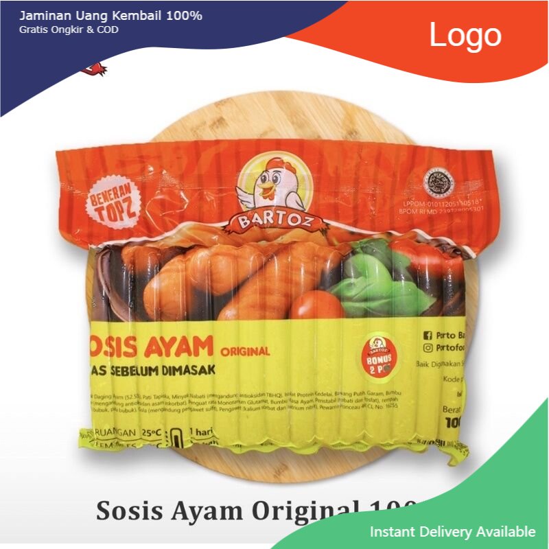 

Sosis Ayam Bartoz Isi 40