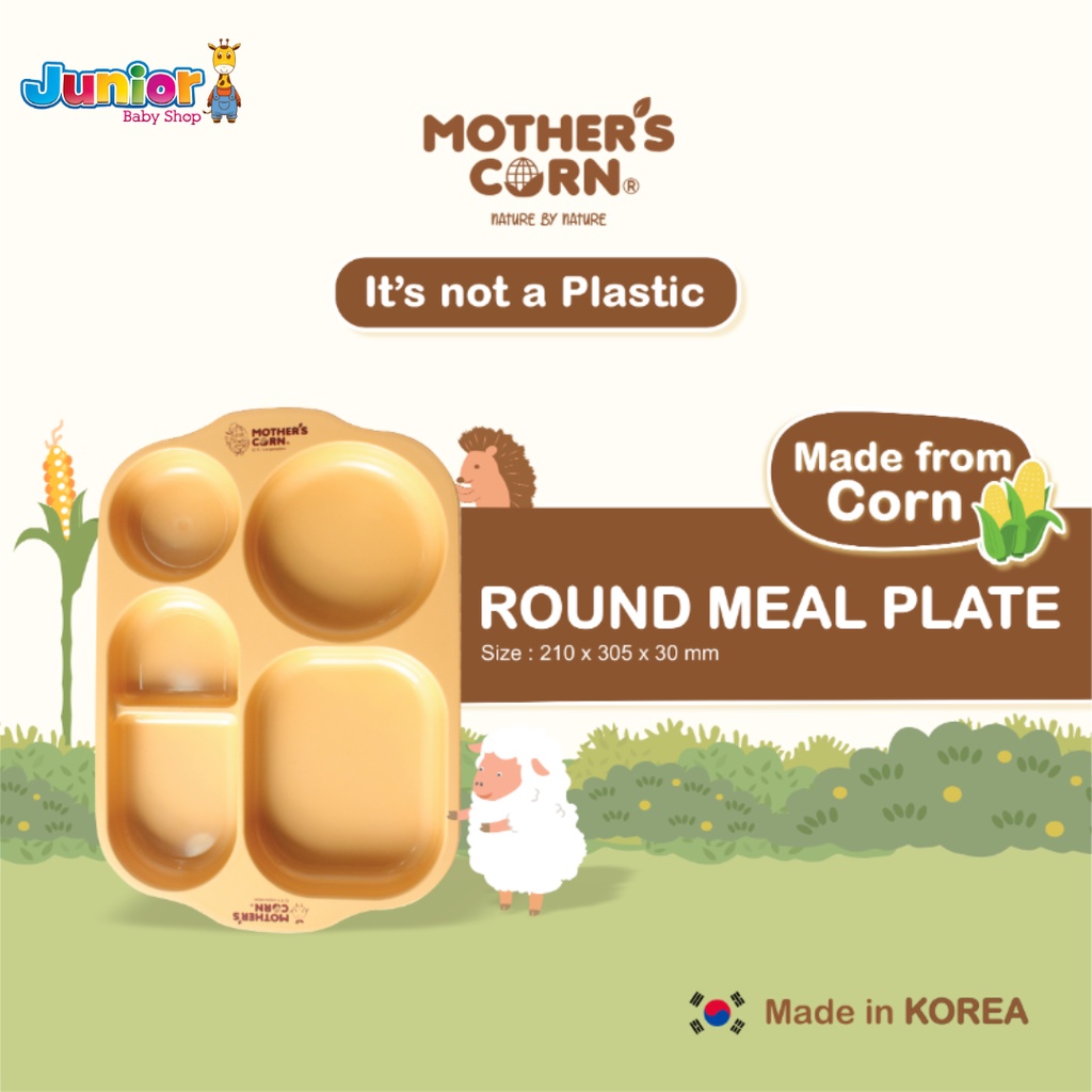 Mothers Corn Round Meal Plate 435228