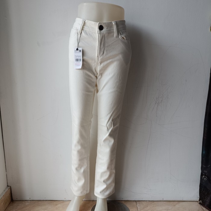 Closshi Celana wanita putih polos Celana wanita terbaru kekinian