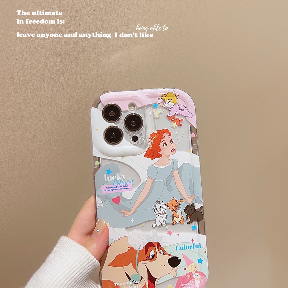 IPHONE Korea Princess of Neverland Case Silikon Untuk Iphone14 11 12 13 PRO MAX Casing Cover Pelindung AT0137