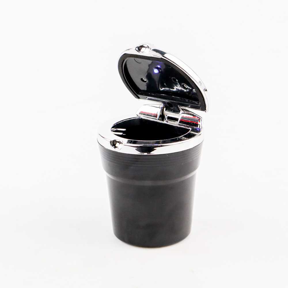 ASHIRAY Tray Asbak Mobil dengan Lampu LED