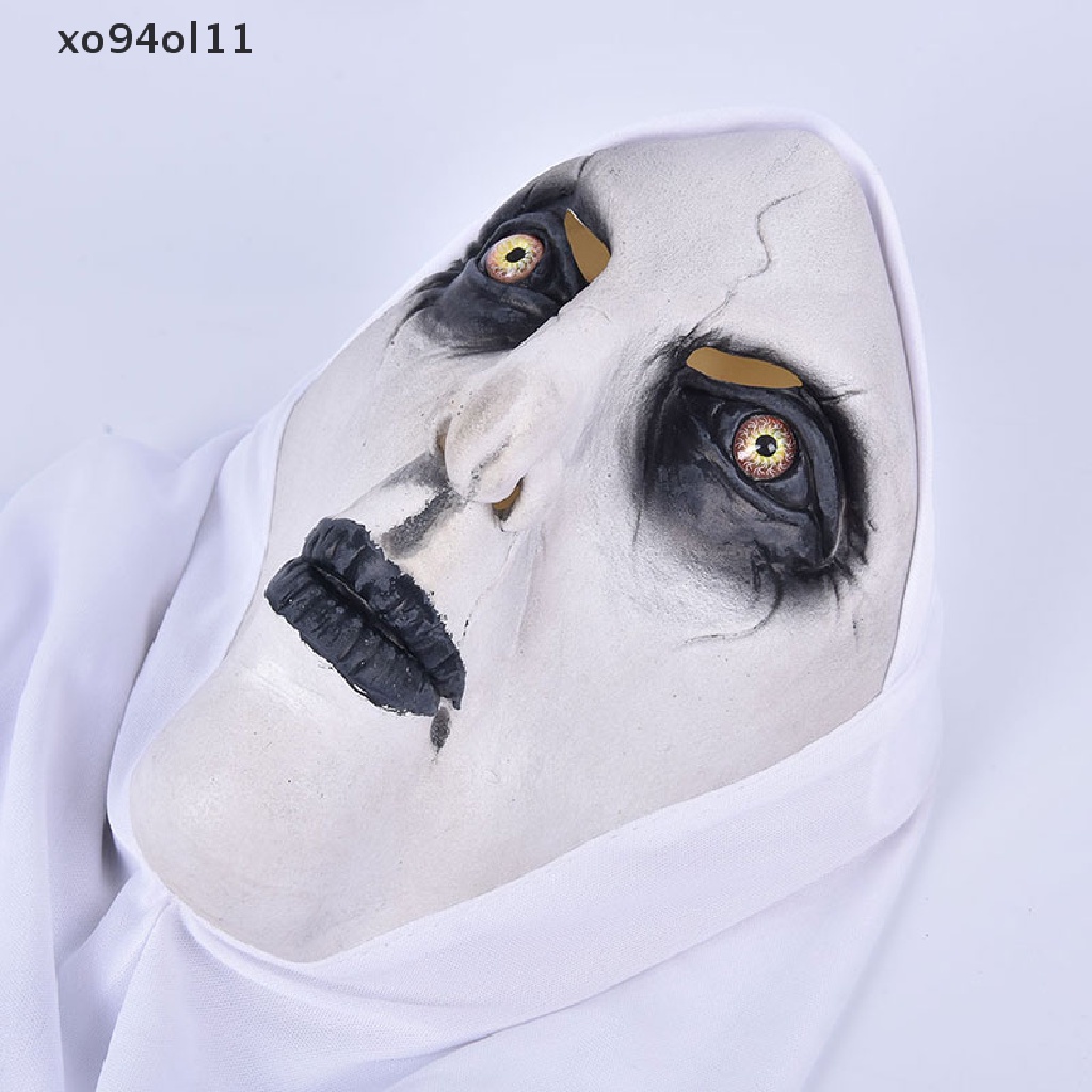 Xo Topeng Lateks The Horror Mengerikan Nun Dg Kerudung Valak Cosplay Untuk Kostum Halloween OL