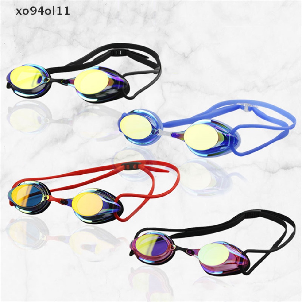 Xo Kacamata Renang Profesional Plag Anti Kabut Waterproof Silica Gel Goggles OL