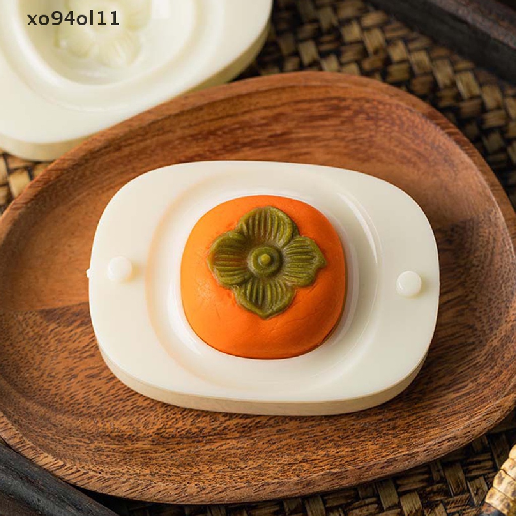 Xo Cetakan Mooncake Plastik Cookie Cutter Peanut Kesemek Hand Press Cetakan Coklat OL