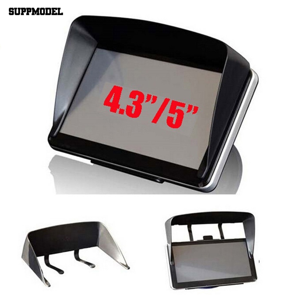 Suppmodel5/7inch Layar Sun Shade Visor Shield Mobil GPS Cover Block Blind Cap Aksesoris