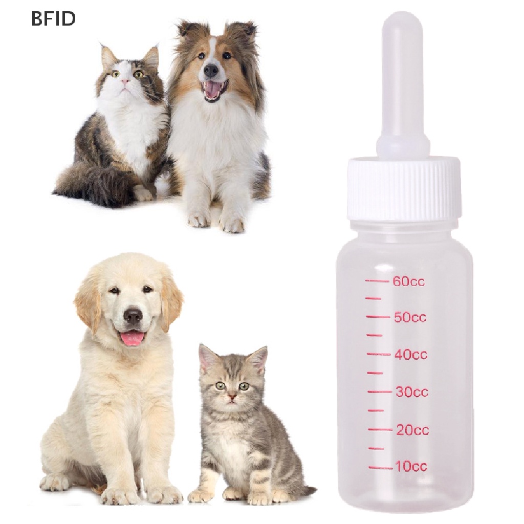 [BFID] Alat Makan Botol Makan Hewan Peliharaan Botol Makan Single Anjing Dan Kucing Newborn Puppy Cat Feeding Bottle Pet Silicone Feeding Bottle [ID]