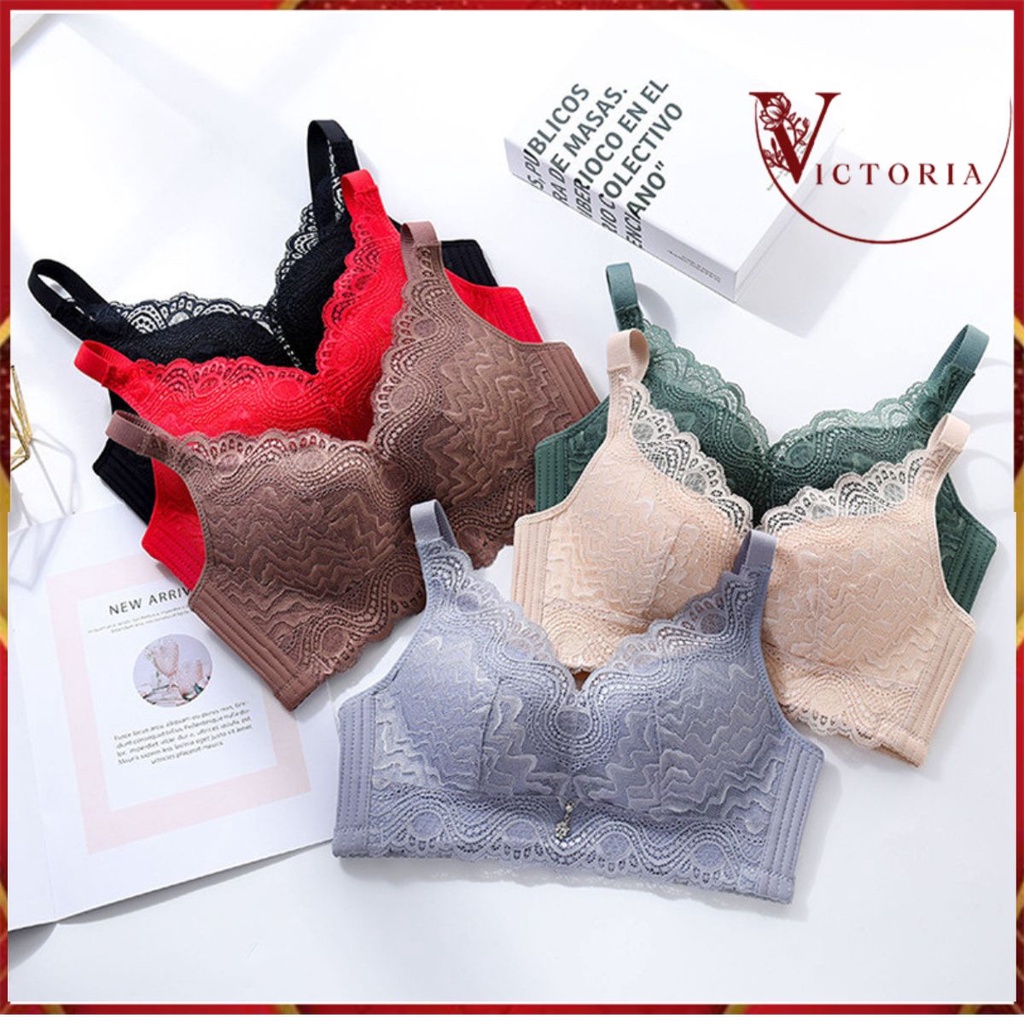 Victoria Bra Women Bra BH Wanita Push Up Busa Tipis 9035